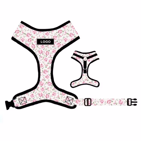 Vente directe d'usine, harnais réglable personnalisé pour chien, accessoires pour animaux de compagnie