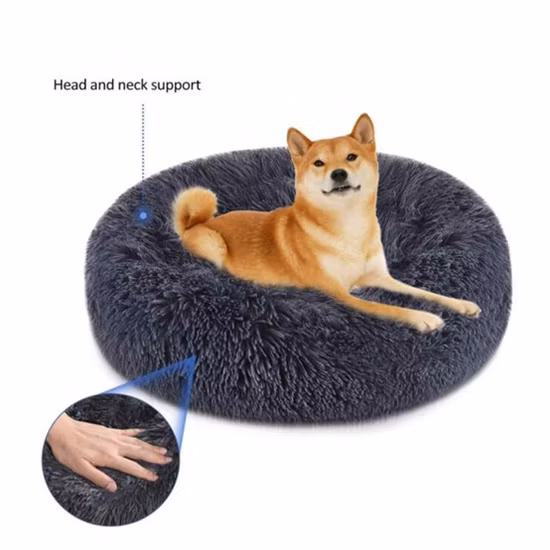 Lit pour animaux de compagnie de grand chien imperméable d'ouatine de tissu de technologie lavable de luxe avec le coussin détachable