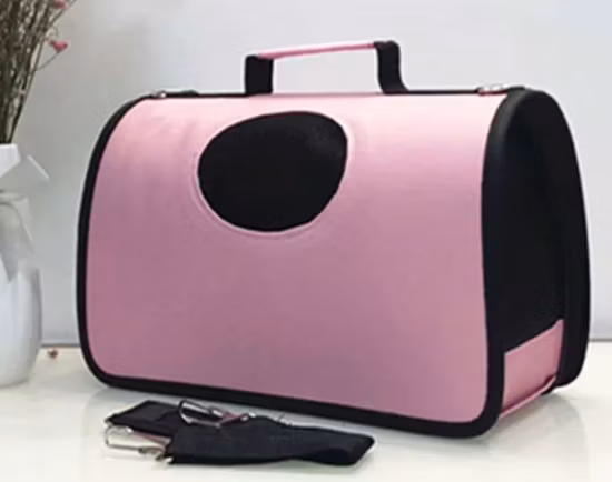 Sac à main en tissu Oxford de couleur unie, transporteur de voyage pour chien, produit pour animaux de compagnie