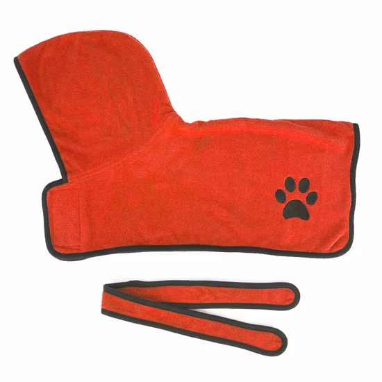 Peignoir absorbant chaud toilettage séchage rapide chien chat serviette vente en gros accessoires pour animaux de compagnie