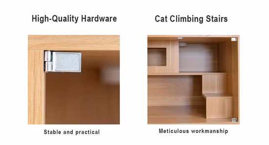 Environnement en bois fait non toxique pas de Pollution chaud stable chat maison pour animaux de compagnie chat Cage pour animaux de compagnie meubles