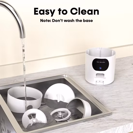 Mangeoire automatique intelligente pour animaux de compagnie avec chien de chat vocal vidéo WiFi