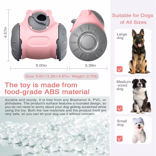 Distributeur de nourriture pour animaux de compagnie, jouet éducatif pour chat et chien, exercice d'équilibre, fuite de nourriture en voiture