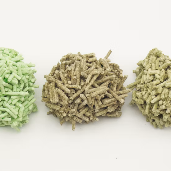 Litière pour chat/litière agglomérante pour chat/litière pour chat en tofu 100 % jetable et naturel/accessoires pour animaux de compagnie